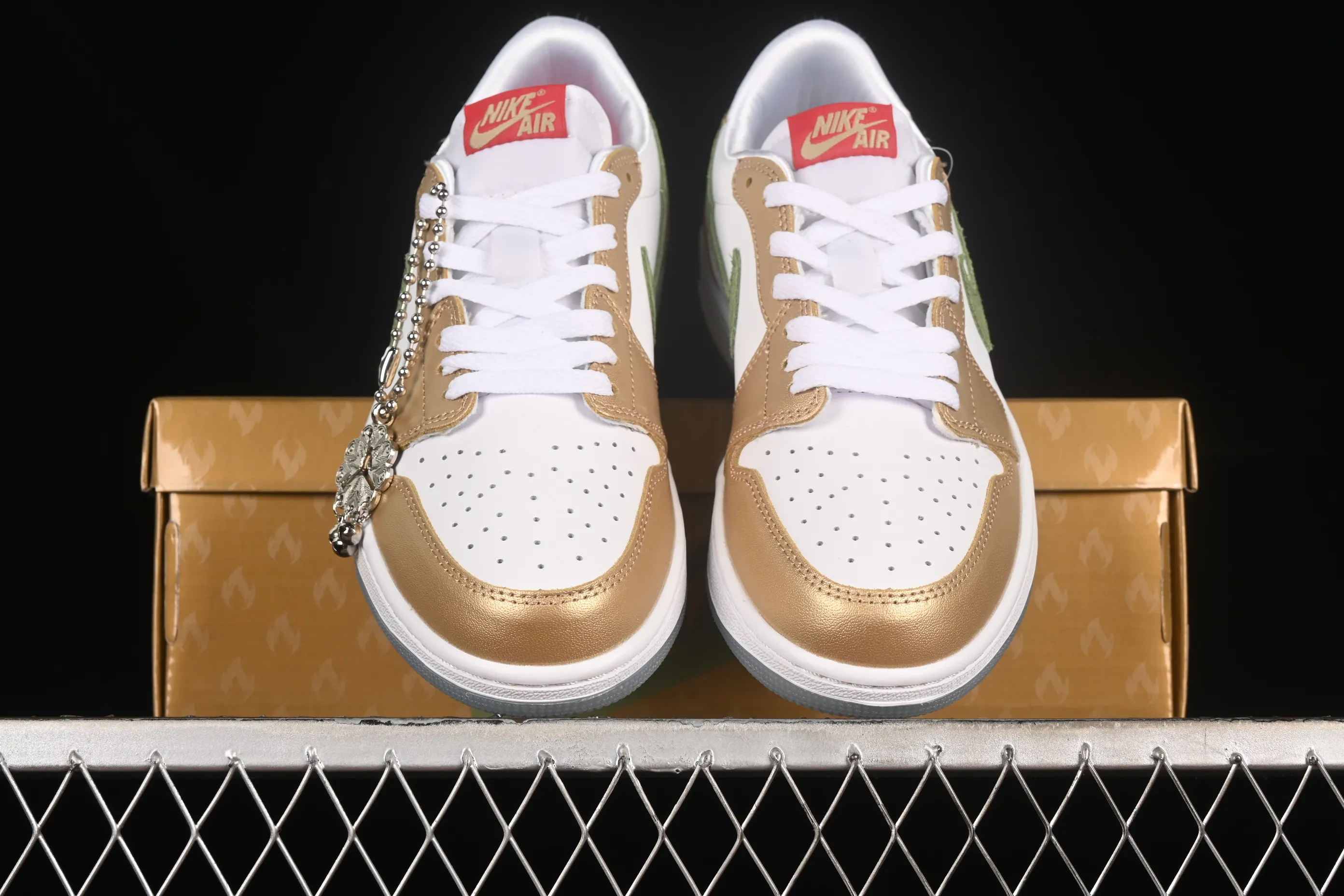 All categories Air Jordan Jordan series basketball shoes Air Jordan 1 Low Air Jordan 1 Low OG GS "Chinese New Year" AJ1 Joe 1 Year of the Dragon zodiac color low-top cultural casual sneakers FQ6593-100